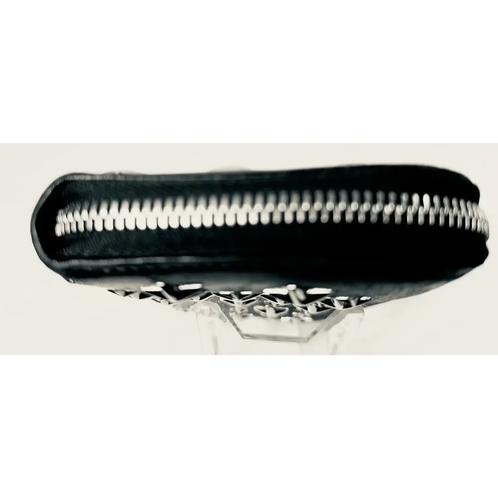 Jimmy Choo Black Star Stud Zip Wallet Limited Edition Y2K‎ Grunge
